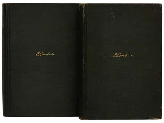 The Life of Charles Lamb, in Two Volumes: Volume One: 1775-1817; Volume Two: 1818-1834