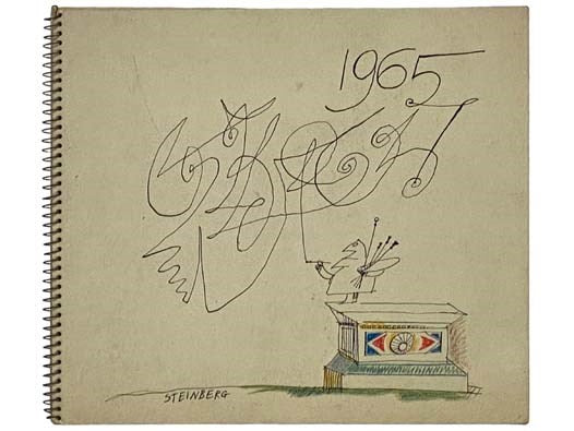Saul Steinberg 1965 Spiral-Bound Calendar
