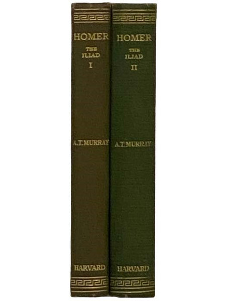 The Iliad, in Two Volumes (Loeb Classical Library Nos. 170 & 171) [ENGLISH & GREEK TEXT)