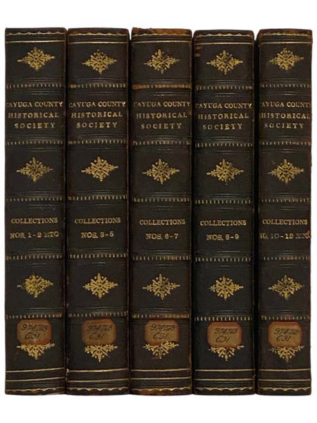 Cayuga County Historical Society Collections, Twelve Volumes in Five [New York]