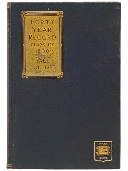 Forty Year Record, Class of 1890, Yale College