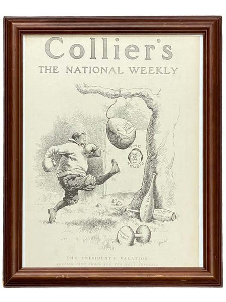Collier's: The National Weekly - The President's Vacation: Getting into Shape for the Next Congress. [Front Cover Only]