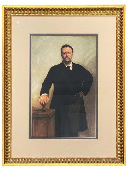 Modern Print of The Official White House Portrait of President Theodore Roosevelt