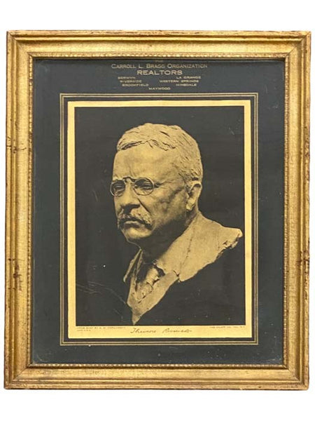 Photographic Print of G.W. Derujinsky's Bust of Theodore Roosevelt