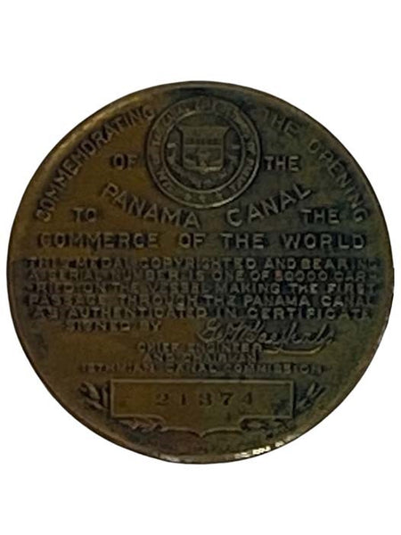 Coin Commemorating the Opening of the Panama Canal to the Commerce of the World, #21374 (Prosperity to All Nations) [Panama Canal Completion So-Called Dollar]