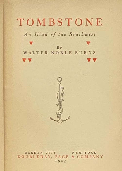 Tombstone: An Iliad of the American Southwest