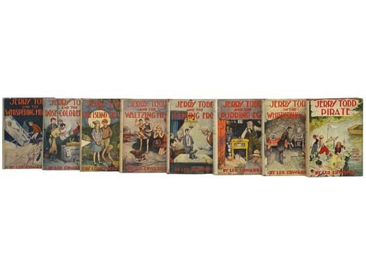 Jerry Todd Series, Complete in 16 Volumes: Jerry Todd and the Whispering Mummy; Jerry Todd and the Rose-Colored Cat; Jerry Todd and the Oak Island Treasure; Jerry Todd and the Waltzing Hen; Jerry Todd and the Talking Frog; Jerry Todd and the Purring Egg;…