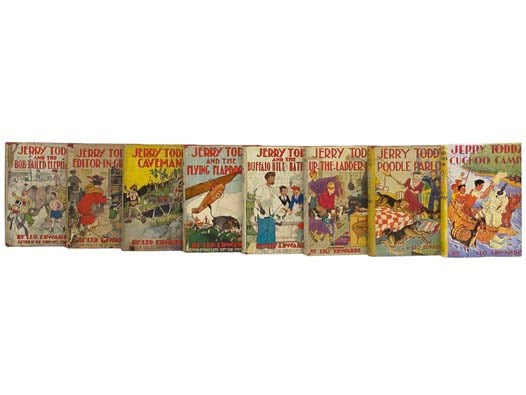 Jerry Todd Series, Complete in 16 Volumes: Jerry Todd and the Whispering Mummy; Jerry Todd and the Rose-Colored Cat; Jerry Todd and the Oak Island Treasure; Jerry Todd and the Waltzing Hen; Jerry Todd and the Talking Frog; Jerry Todd and the Purring Egg;…
