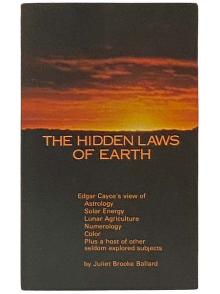 The Hidden Laws of Earth: Based on the Edgar Cayce Readings