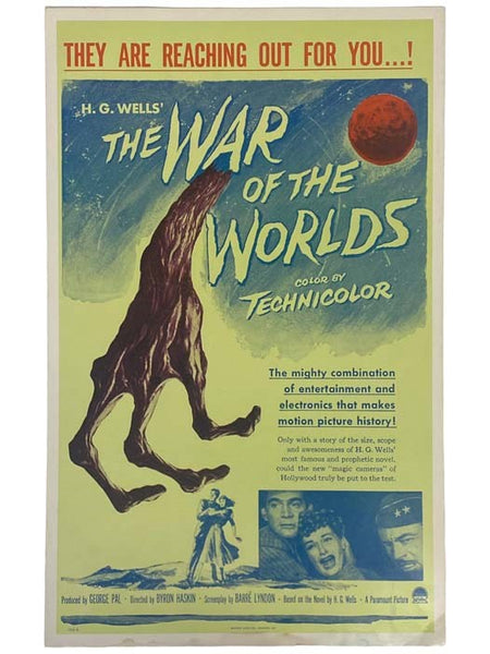 The War of the Worlds Window Card (764-R)