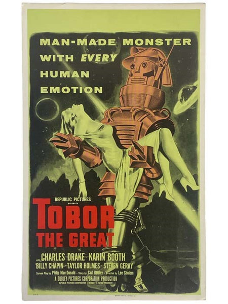 Tobor the Great Window Card (816-R)