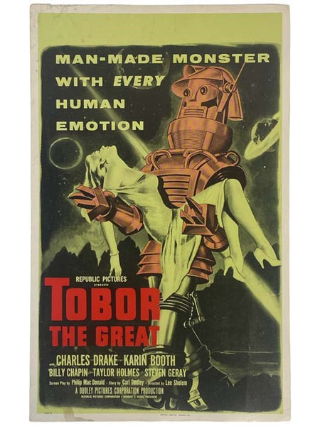 Tobor the Great Window Card (816-R)