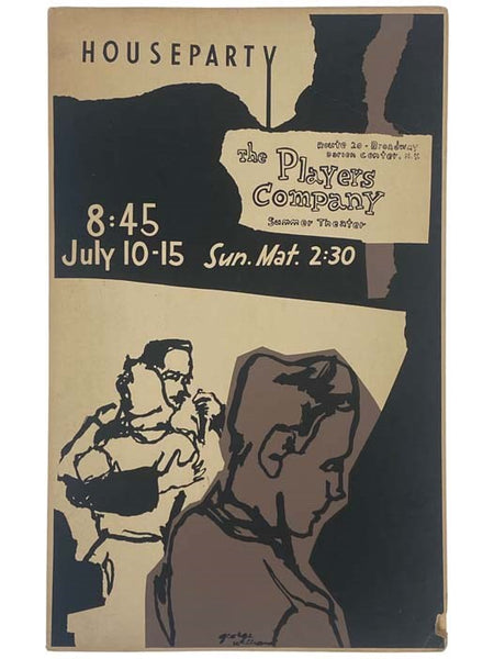Houseparty, Original Window Card from an Illustration by George Williams