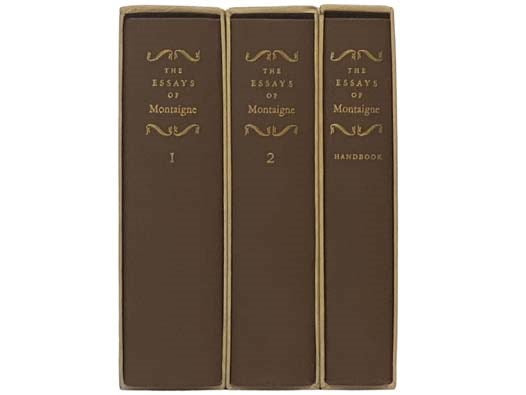 The Essays of Montaigne, with Handbook to the Essays, in Three Volumes (The Heritage Press)