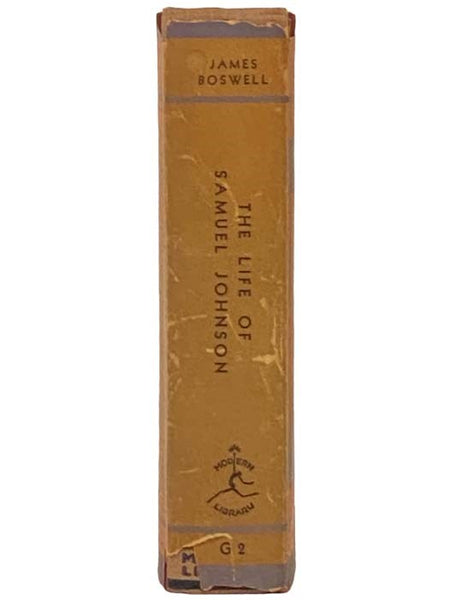 The Life of Samuel Johnson L.L.D. (The Modern Library of the World's Best Books) (Modern Library Giants G2) [Boswell's]