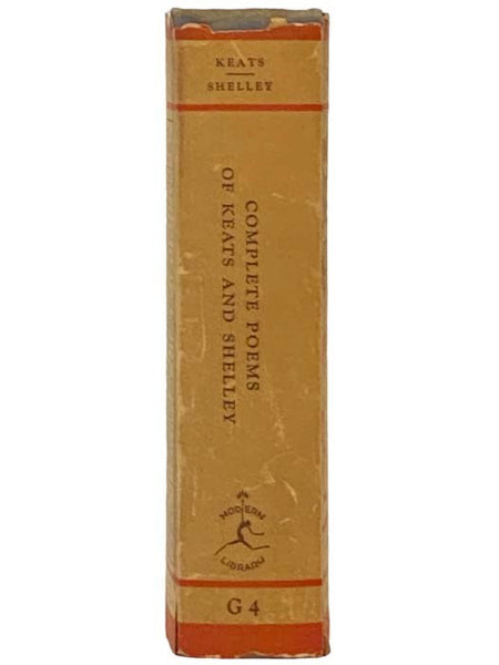 John Keats and Percy Bysshe Shelley Complete Poetical Works (The Modern Library of the World's Best Books) (Modern Library Giant G4)