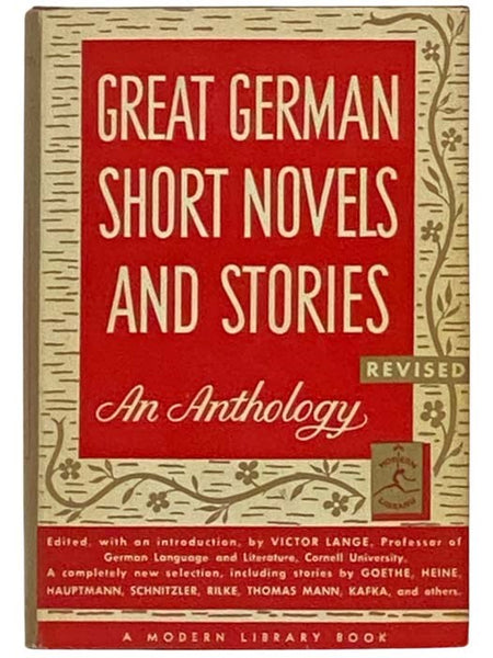Great German Short Novels and Stories (The Modern Library of the World's Best Books, ML 108)