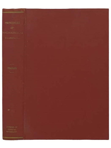 Principles of Psychological Examining: A Systematic Textbook of Applied Integrative Psychology