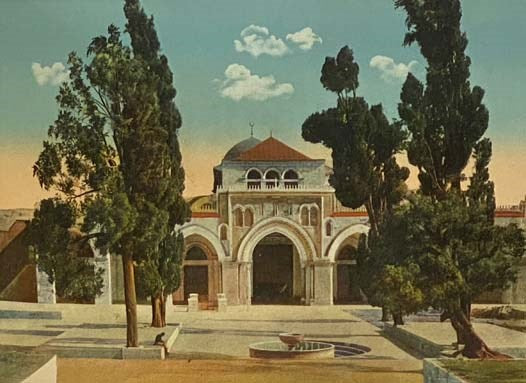 Colorized Photographic Plates of Jerusalem