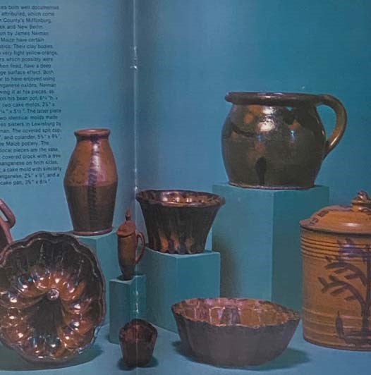 Central Pennsylvania Redware Pottery, 1780-1904