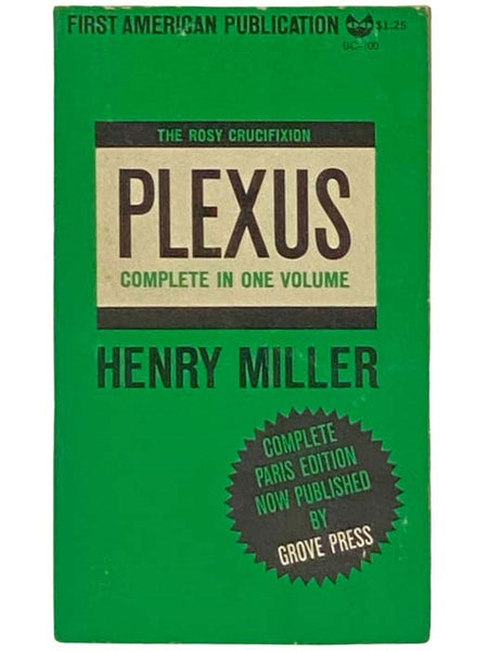 Plexus (The Rosy Crucifixion Book Two) (Black Cat BC-100)