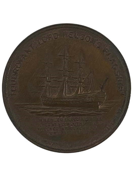 Horatio Viscount Nelson Commemorative Medal in Case
