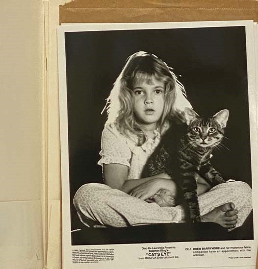 Stephen King's Cat's Eye 1985 Press Kit Movie Film Publicity Drew Barrymore Dino De Laurentiis James Woods