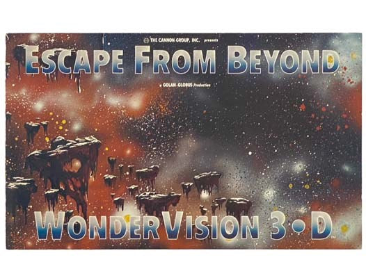 Escape From Beyond WonderVision 3D Press Kit Cult B-Movie Cannon Film Science Fiction 3D