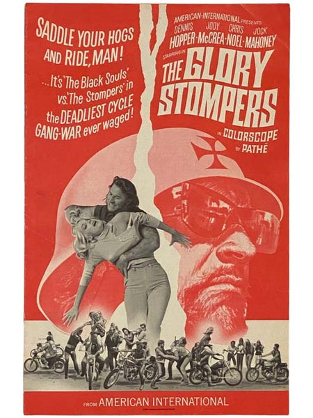 The Glory Stompers Film Press Kit Pressbook Cult B-Movie Outlaw Biker Dennis Hopper Casey Kasem
