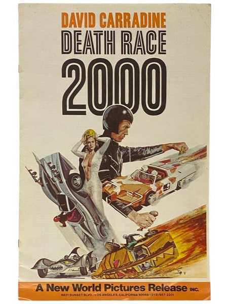 Death Race 2000 Press Kit Pressbook Advertising Manual Cult B Movie Roger Corman Sylvester Stallone David Carradine John Landis Ib Melchior
