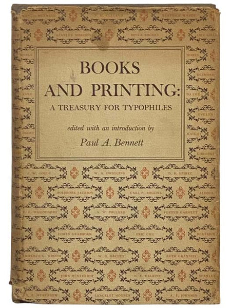 Books and Printing: A Treasury for Typophiles