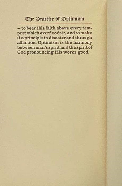 Optimism: An Essay