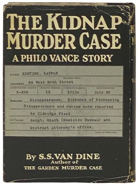 The Kidnap Murder Case: A Philo Vance Story