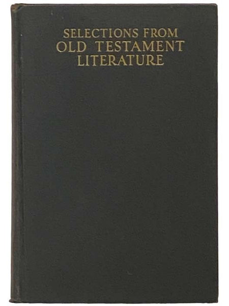 Selections from Old Testament Literature