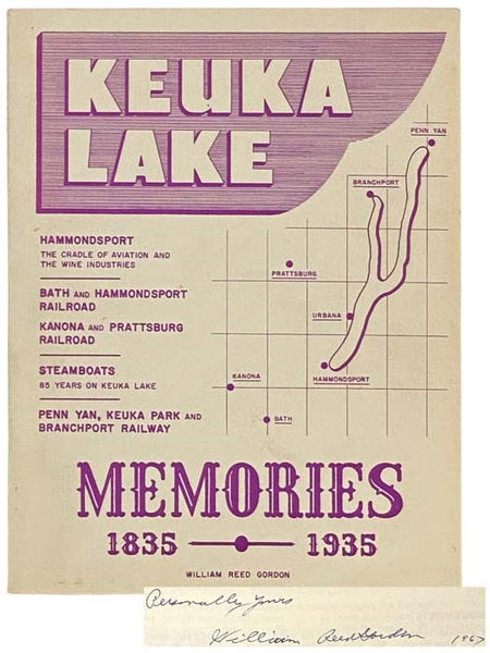 Keuka Lake Memories: The Champagne Country, 1835-1935