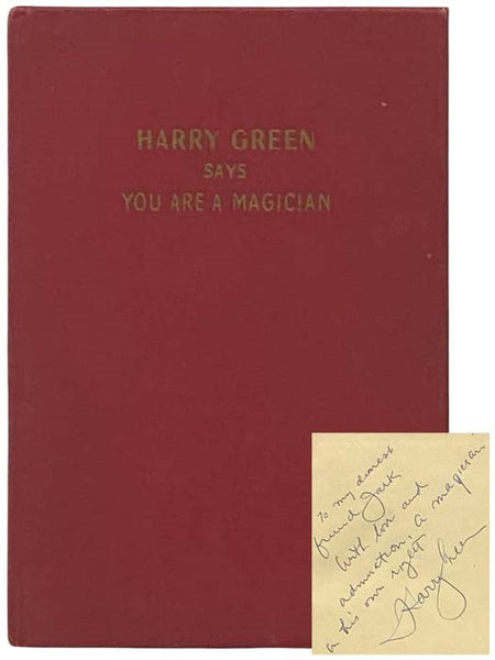 Harry Green Says You Are a Magician