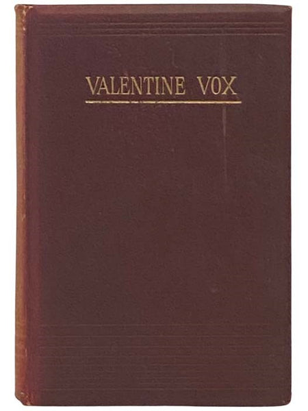 The Life and Adventures of Valentine Vox the Ventriloquist