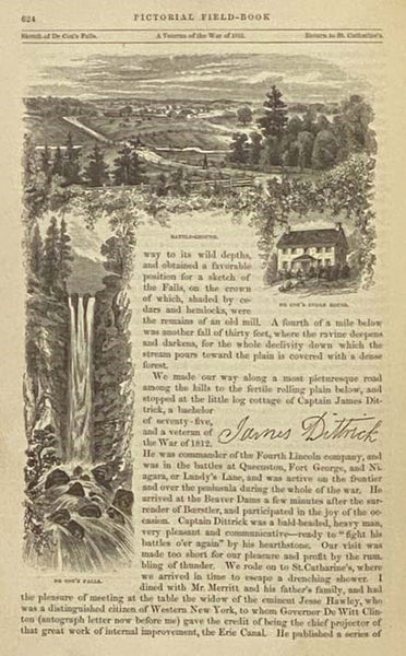 The Pictorial Field-Book of the War of 1812; or, Illustrations, by Pen and Pencil, of the History, Biography, Scenery, Relics, and Traditions of the Last War for American Independence.