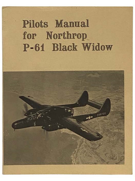 Pilots Manual for Northrop P-61 Black Widow