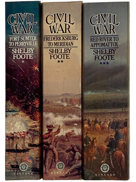 The Civil War: A Narrative, in Three Volumes: Fort Sumter to Perryville; Fredericksburg to Meridian; Red River to Appomattox