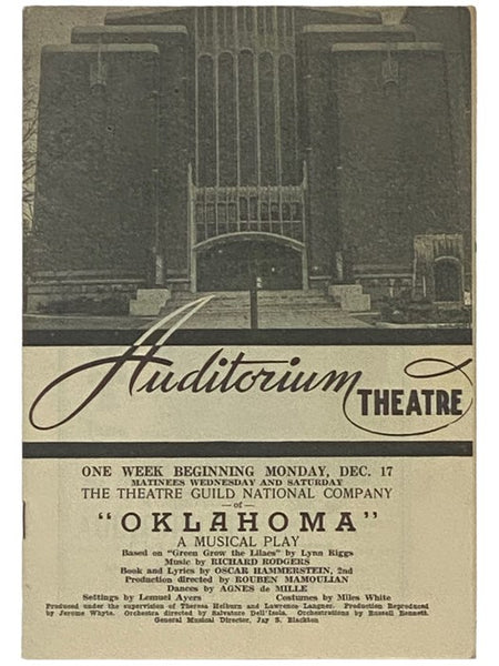 1945 Rochester Ads Pamphlet