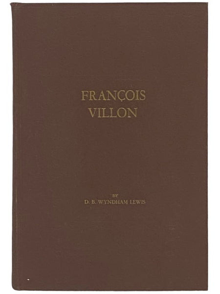 Francois Villon: A Documented Survey