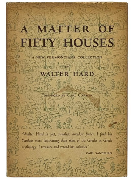 A Matter of Fifty Houses (A New Vermontiana Collection)