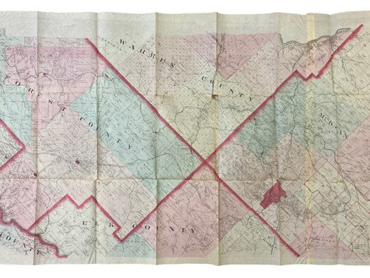 Caldwell's Map of the Oil Belt, on a Line from the Mouth of the Clarion River to Olean, New York, Including Parts of Clarion, Forest, Jefferson, Elk, Warren, & McKean Co's., PA., and a Part of Cattaraugus Co., N.Y.