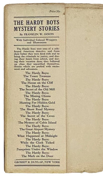 The Mystery of Cabin Island (The Hardy Boys Mystery Stories, Book 8)