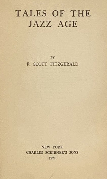 Tales of the Jazz Age
