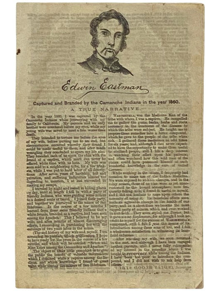 Indian Blood Syrup Leaflet, Circa 1873