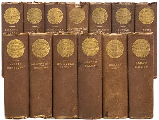 Works of Charles Dickens, Globe Edition, 13 Volumes: Pickwick Papers; Oliver Twist. Great Expectations; Christmas Stories. Pictures from Italy. American Notes. Old Curiosity Shop. Sketches; Barnaby Rudge. Sketches; Little Dorrit; David Copperfield; Marti…