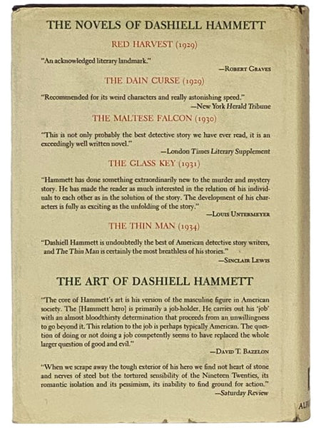 The Novels of Dashiell Hammett: Red Harvest; The Dain Curse; The Maltese Falcon; The Glass Key; The Thin Man