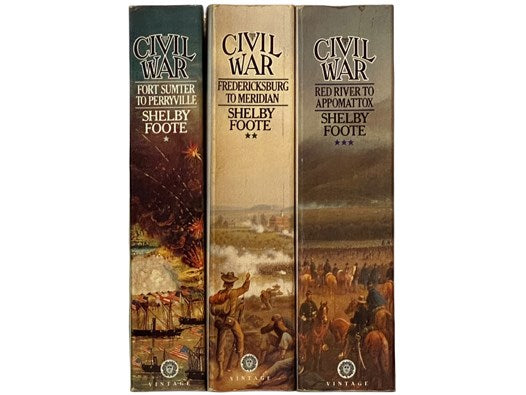 The Civil War: A Narrative, in Three Volumes: Fort Sumter to Perryville; Fredericksburg to Meridian; Red River to Appomattox